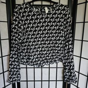 Aeropostale Bird Print Top